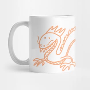 Dragon Peach Fuzz Mug